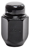 Acorn Lug Nuts, Short Closed-End [7/16 in.-20, Black Chrome]