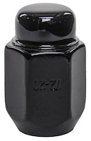 Acorn Lug Nuts, Short Closed-End [1/2 in.-20, Black]