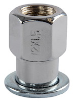 Mag Lug Nuts, Medium Open-End [12mm x 1.5 RH, Chrome]