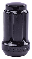 Spline Drive Lug Nuts, Short Closed-End [1/2 in.-20 RH, Black Chrome]