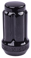 Spline Drive Lug Nuts, Short Closed-End [12mm x 1.5 RH, Black Chrome]