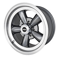 Sport Torque Wheel [Size: 15" x 8"] Polished Lip with Grey Spokes