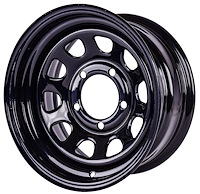D Window Wheel [Size: 15" x 7"] Black