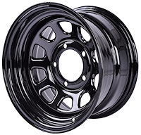 D Window Wheel [Size: 15" x 8"] Black