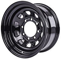 D Window Wheel [Size: 16" x 8"] Black