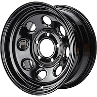 Baja-8 Steel Wheel [Size: 15 x 7"] Black