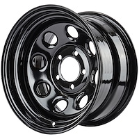 Baja-8 Steel Wheel [Size: 15 x 8"] Black
