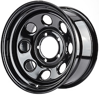 Baja-8 Steel Wheel [Size: 16 x 7"] Black