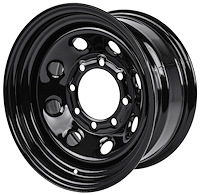 Baja-8 Steel Wheel [Size: 16 x 7"] Black