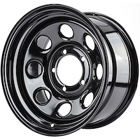 Baja-8 Steel Wheel [Size: 16 x 8"] Black