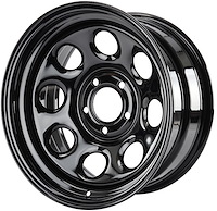 Baja-8 Steel Wheel [Size: 17 x 9"] Black