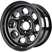 Baja-8 Steel Wheel [Size: 17 x 8"] Black