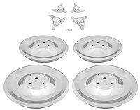 Chevy Rally Wheel Cap & Hub Kit for 1967-1968 Style Chevrolet Rally Wheels