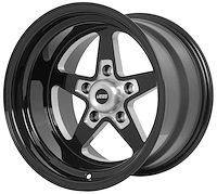 SSR Star Wheel [Size: 15" x 10"] Gloss Black