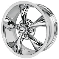 Resto-Rod Wheel [Size: 17" x 7"] Chrome