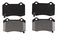 Performance Ceramic Disc Brake Pads for GM [Rear]