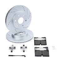 Truck-N-Tow JX25 Brake Pads & Rotors Kit Fits Select Cadillac Escalade, Select Chevrolet & GMC Models [Front]