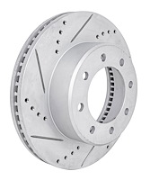 JX-Series Drilled & Slotted Rotor Fits 2009-2010 Dodge RAM 2500, 3500 & 2011-2023 RAM 2500, 3500 [Left/Driver Side Front]