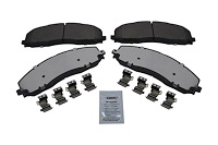 Truck-N-Tow Performance JX25 Carbon-Fiber Ceramic Disc Brake Pads Fits 2012-2022 Ford F-Series Super Duty [Front]