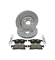 Street Performance JX11 Brake Pads & Rotors Kit Fits 2017-2020 Jeep Grand Cherokee WK2 w/330 mm Dia. Rotors [Front]