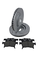 Street Performance JX11 Brake Pads & Rotors Kit Fits 2019-2022 Subaru Ascent [Front]
