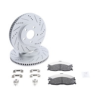 Sport Performance JX17 Brake Pad & Rotor Kit Fits 1998-2002 Chevrolet Camaro, Pontiac Firebird [Front]