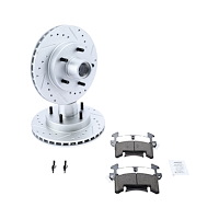 Sport Performance JX17 Brake Pad & Rotor Kit Fits Select 1982-1995 Buick, Chevrolet, GMC, Oldsmobile, Pontiac Models [Front]