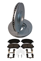 Street Performance JX11 Brake Pad & Rotor Kit Fits 2009-2022 Nissan Maxima [Front]