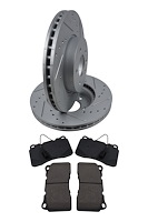 Street Performance JX11 Brake Pads & Rotors Kit Fits 2013-2018 Cadillac ATS [Front]