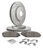 Sport Performance JX17 Brake Pad & Rotor Kit Fits 2020-2023 Chevrolet Corvette  [Front]