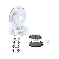 Sport Performance JX17 Brake Pad & Rotor Kit Fits Select 2003-2020 Infiniti FX35, FX45, Nissan Pathfinder [Rear]