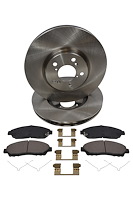 Daily Driver Brake Pads & Rotors Kits Fits 2007-2020 Acura MDX, RLX, ZDX, Honda Pilot [Front]