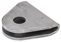 Seat Belt Double Sheer Tab Accepts 1/2 in. Hardware