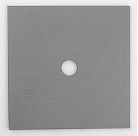 Seat Belt Backing Plate [4 in. x 4 in. x 1/8 in. with 1/2 in. Hole]