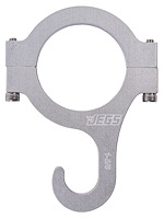 Billet Aluminum Roll Bar Mount Helmet Hook Fits 1-5/8" Diameter Roll Bars
