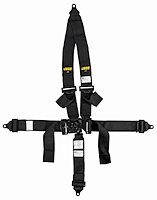 Black Latch & Link Ultra Series Harness 4-Point Design