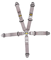 Cam Lock Ultra Series Harness 5-Point Design [Pull Down Lap Adjusters, Gray]
