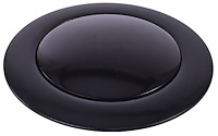 Black Billet Aluminum Horn Button [3 1/4 in. Inside Diameter]