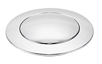 Chrome-Plated Billet Aluminum Horn Button 3-1/4" Inside Diameter
