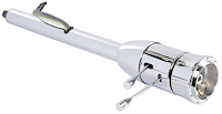 Universal Floor Shift Tilt Steering Column, Chrome, 2 in. Diameter, 28 in. Length