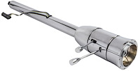Universal Floor Shift Tilt Steering Column, Chrome, 2 in. Diameter, 32 in. Length