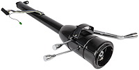 Column Shift Steering Column with Tilt, 2 in. Diameter, 30 in. Length, Black