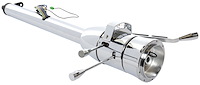 Column Shift Steering Column with Tilt, 2 in. Diameter, 30 in. Length, Chrome