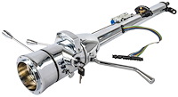 Column Shift Keyed Steering Column with Tilt, 2 in. Diameter, 30 in. Length, Chrome