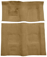 Molded Loop Carpet for 1970-1973 Chevrolet Camaro, Pontiac Firebird [Jute Backing, Automatic Transmission, Fawn Sandalwood]