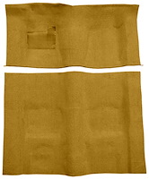 Molded Loop Carpet for 1970-1973 Chevrolet Camaro, Pontiac Firebird [OE-Style Jute Backing, Automatic Transmission, Gold]