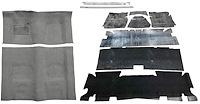 Molded Loop Carpet Kit for 1970-1972 Chevy Camaro, Pontiac Firebird [OE-Style Jute Backing, Automatic Trans, Gunmetal Gray]