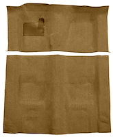 Molded Loop Carpet for 1970-1973 Chevrolet Camaro, Pontiac Firebird [Jute Backing, 4-Speed Transmission, Fawn Sandalwood]
