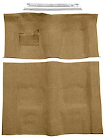 Molded Loop Carpet Kit for 1973 Chevrolet Camaro, Pontiac Firebird [Mass Backing, Automatic Transmission, Fawn Sandalwood]