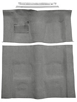 Molded Loop Carpet Kit for 1970-1972 Chevrolet Camaro, Pontiac Firebird [Mass Backing, Automatic Transmission, Gunmetal Gray]
